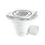 McAlpine Stainless Steel Square Shower Gully 50mm X 130mm TSG1T6SS