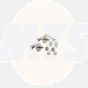 Ideal Standard  Chrome Concept Air Slim / Tesi Thin Toilet Seat and Cover Hinge Set  Soft Close TV04767