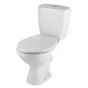 Twyford Option Bravo Standard Close Plastic Hinge Toilet Seat & Cover White ST2810WH