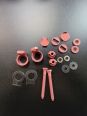 Twyford Plastic Hinges Red