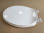UNIVERSAL PLASTIC TOILET SEAT AND COVER WITH PLASTIC HINGES 