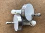 Chrome Universal Top Fixing Toilet Seat Hinges for most Toilet Seats