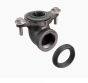 Urinal waste elbow and seals
