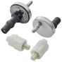 DELLA UV08667  New Della / Exacto Seat and Cover Dampers and Hinge Pillar Kit  Soft Close 