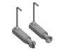V-Fit mounting kit , 135 mm 310892 wall hung Pan Fixings-Fittings for Hung a wall hung Pan secured onto the wall 310892 / 8693405495636