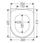 Villeroy & Boch O.Novo Toilet Seat 9M396101 ab