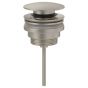 Villeroy & Boch Universal Push Open Basin Waste - Brushed Nickel Matt