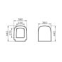 Vitra S20 Toilet Standard Seat & Cover Only - 77-003-001 