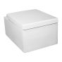 Kerra Original soft-close seat cover for wall hung WC toilet Kerra “Thor 16” Seat cover dimensions are 445 x 380 x 60 mm.
