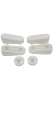 Toilet Seat Wedge Buffer Pads 4xLong 2xSmall