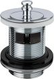 Wirquin 30120609 1.2 Brass Basin Waste Anti-Vandal Plug, Slotted