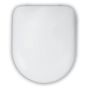 Wirquin Maestro white seat and cover with softclose hinge 20120360