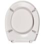 Wirquin Melody white seat and cover with stainless steel hinge with Lock 20120350 new