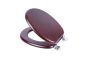 Croydex WL602252H Davos Mahogany Toilet Seat