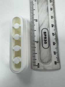 2 inches x 1/2 inch Toilet seat Long Buffers White 3325414 sold as PAIR