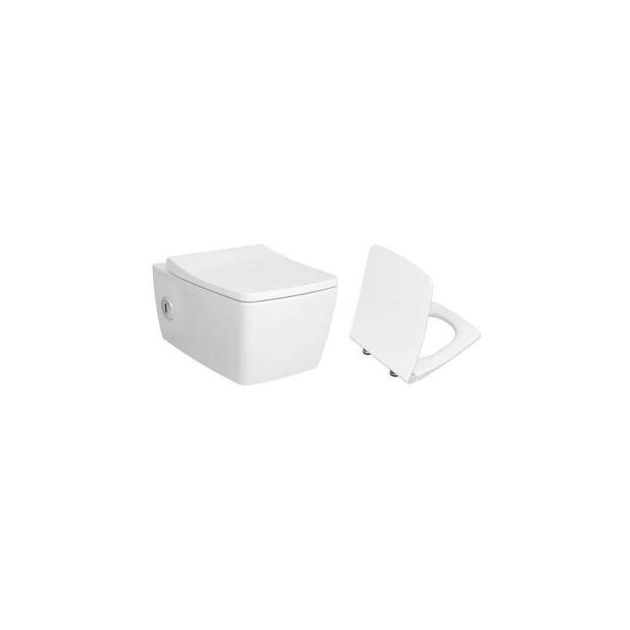 Vitra Metropole Slim Toilet Seat  Soft Close  Easily Removable  Matte Beige 132-020R009