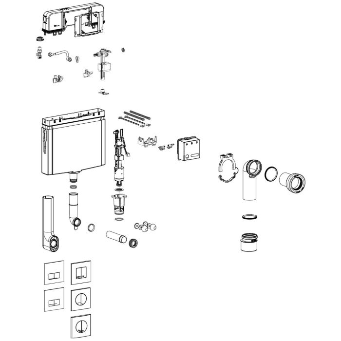 SCHWAB CONCEALED CISTERN 399