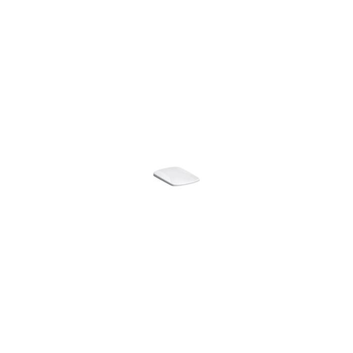 Geberit Selnova Compact WC seat, square design, fastening from above: Soft-closing mechanism =yes, Quick-release hinges=yes, Fastening=from above, white  501.930.01.1