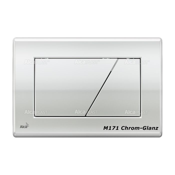 Alcaplast M170 white Flush Plate  button  24073 WHITE PLASTIC