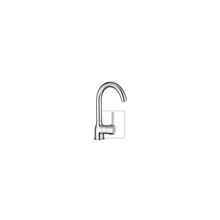 Blanco tap lever Chrome T805102 Titanium 6mm Domed Polished Band Size 5 - T805-102-P