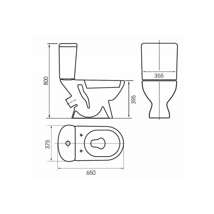 Cersanit Prima Toilet Seat and Cover