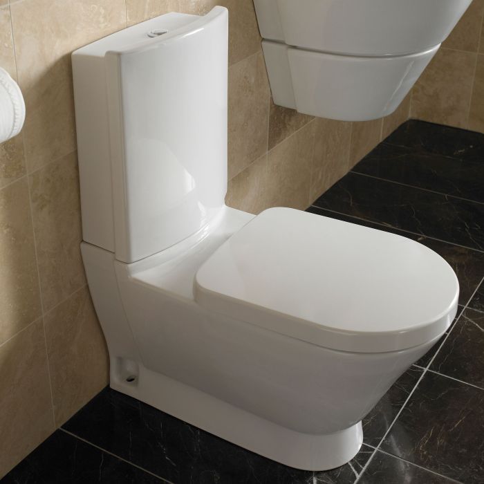 COOKE & LEWIS B&Q ROSALIND / ROSSINI TOILET SEAT WITH SOFT CLOSING HINGES SEAT ONLY ORIGINAL SEAT 04000662