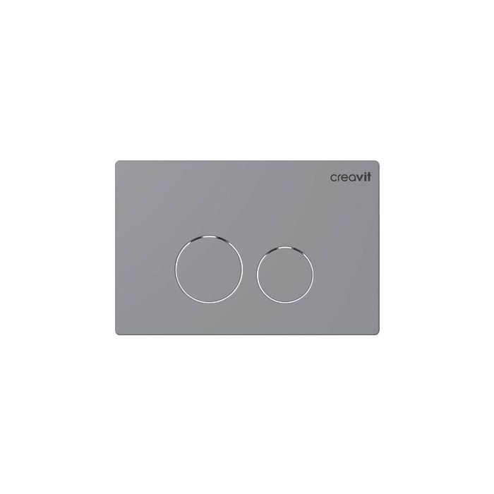 Creavit GP900200 Terra Matt Gray Painted Control Panel Creavit
