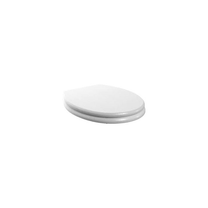 Benita Soft Close Toilet Seat - Wooden Satin White Ash
