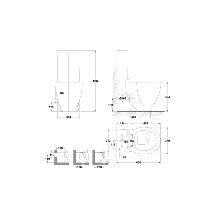 GALA KLEA Toilet Seat and Cover  original white  seat white 51685 Standard Close 