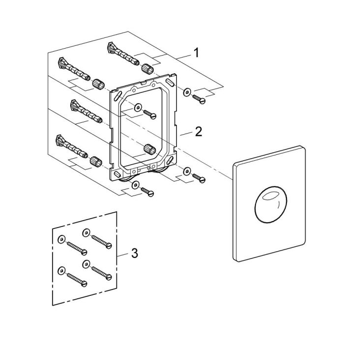 Grohe 4215800M Mounting Set