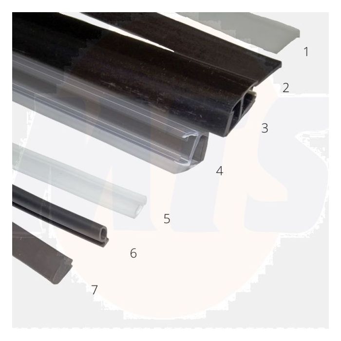 Twyford HYDR8 GASKET PACK SINGLE SLIDING DOOR H80010XX