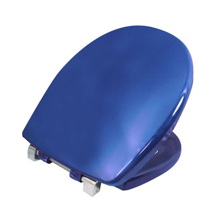 Twyford Avalon toilet seat ring top fix Blue B97890