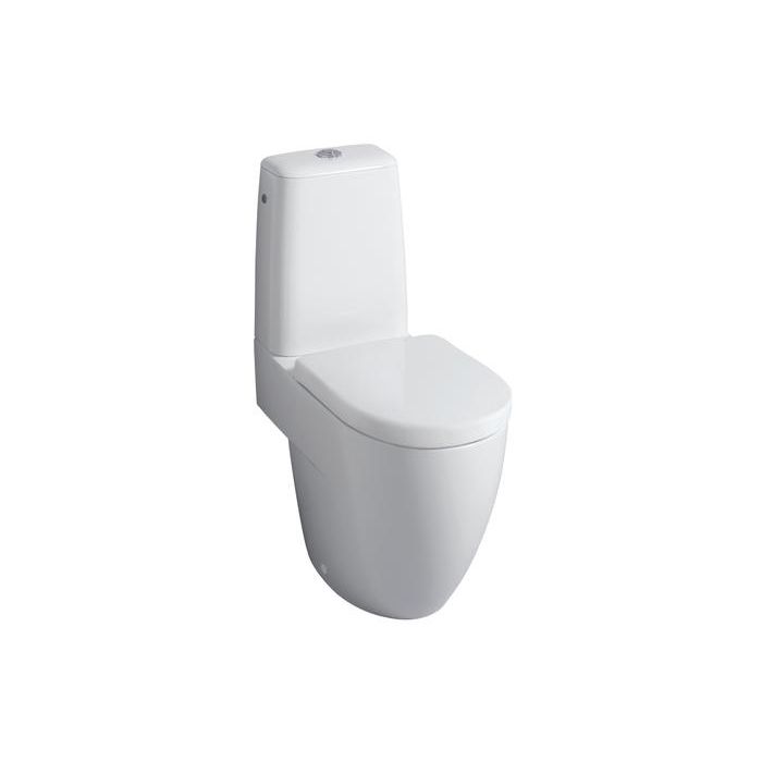 Keramag 4U Close-Coupled Toilet Seat and Cover - 203400 Soft Close