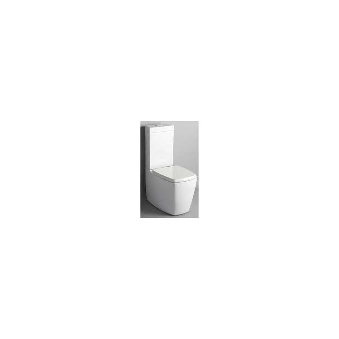 BELLAVISTA-MAGNA TOILET SEAT AND COVER WHITE *Non-Returnable*Replica*NOT ORIGINAL*