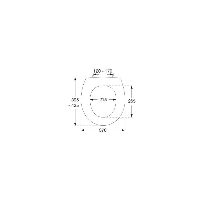 Pine Standard wooden toilet seat with universal hinge in stainless steel