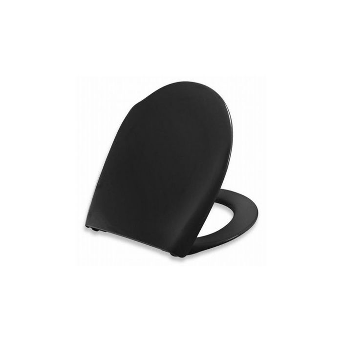 Pressalit Concordia closet seat with softclose lid black 54400-D05999