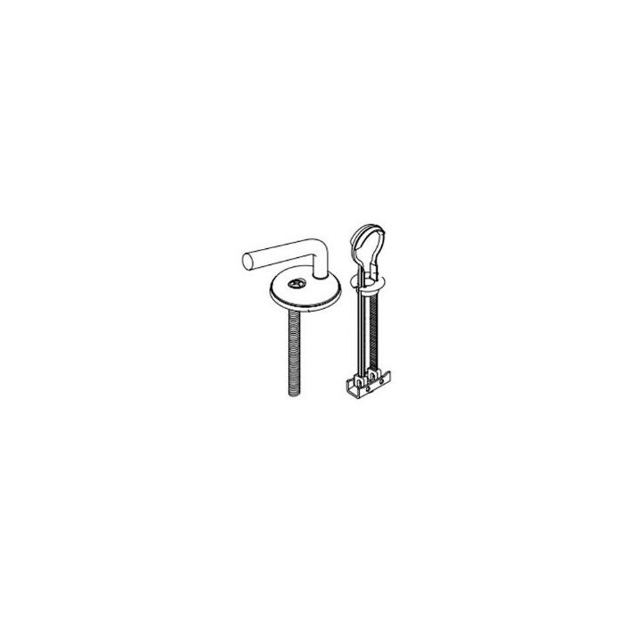 Pressalit DA9999 300+ set of hard chrome hinges