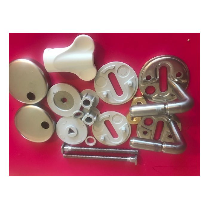 Pressalit Zaga 314 Univertical Toilet seat  Hinges - UN9999