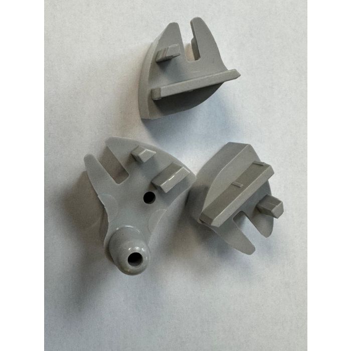 Replacement Grey plastic shower hinges