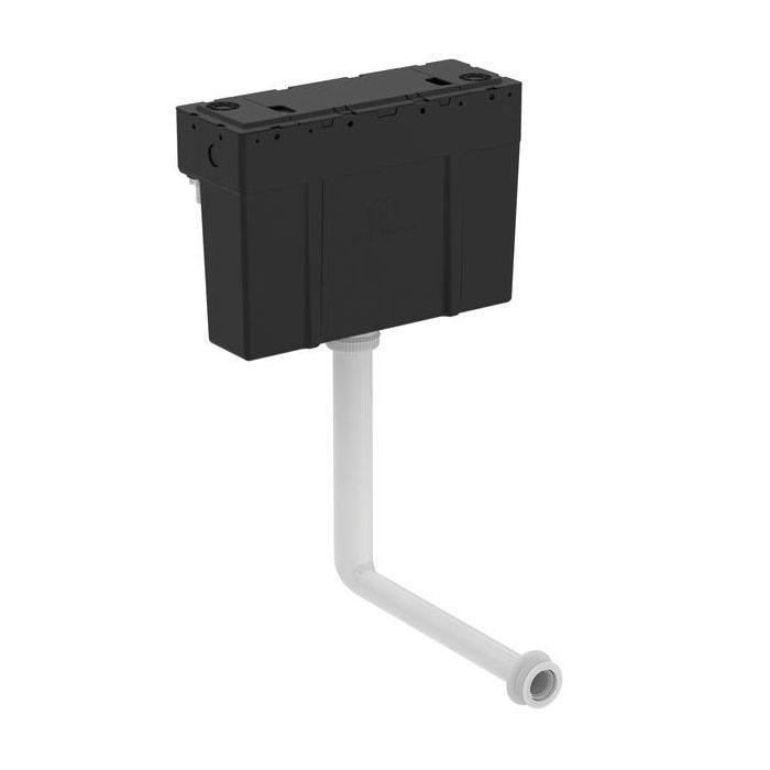 Ideal Standard S332767 Conceala 3 cistern, pneumatic actuation, 6/4 litre dual flush, easy adjustable to low water volumes for water saving, internal overflow, flushpipe included. No button / flushplate. Side, bottom and top supply options available