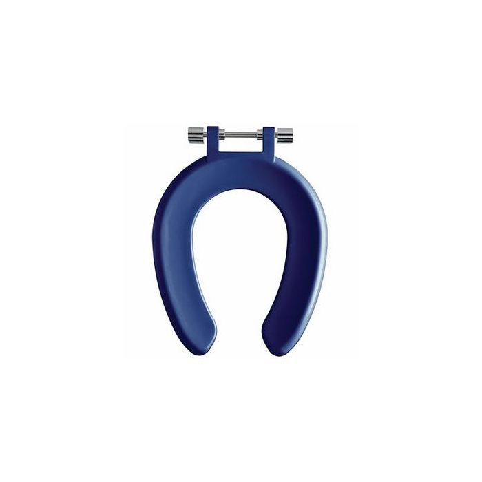 Twyford Sola Toilet Seat SA1304BE front ring 300mm t/f stainless steel hinge 5024959373942