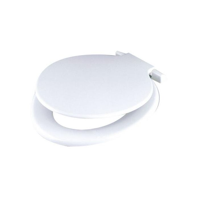 Celmac Calypso dual position plastic toilet seat and cover Black SCA21WH