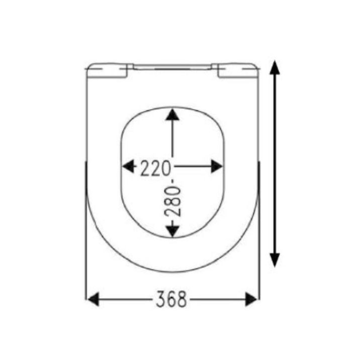 Lecico Contessa Soft Close Sandwich Seat STWHSCCONT - Modern Bathroom Comfort STWHSCCONT