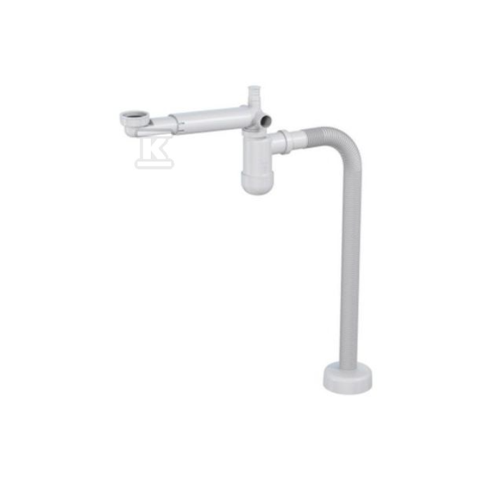 Roca Space-saving basin siphon A858B48000
