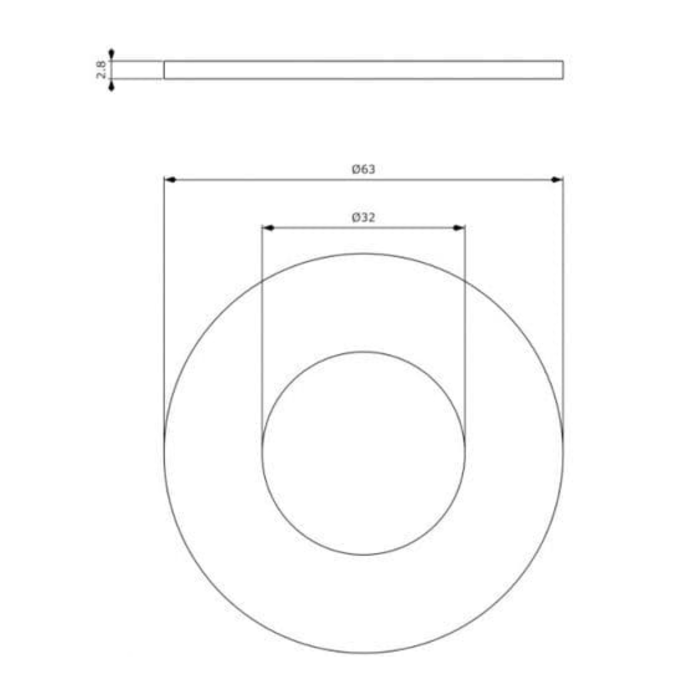 Geberit Flush Valve Seal 240.467.00.1