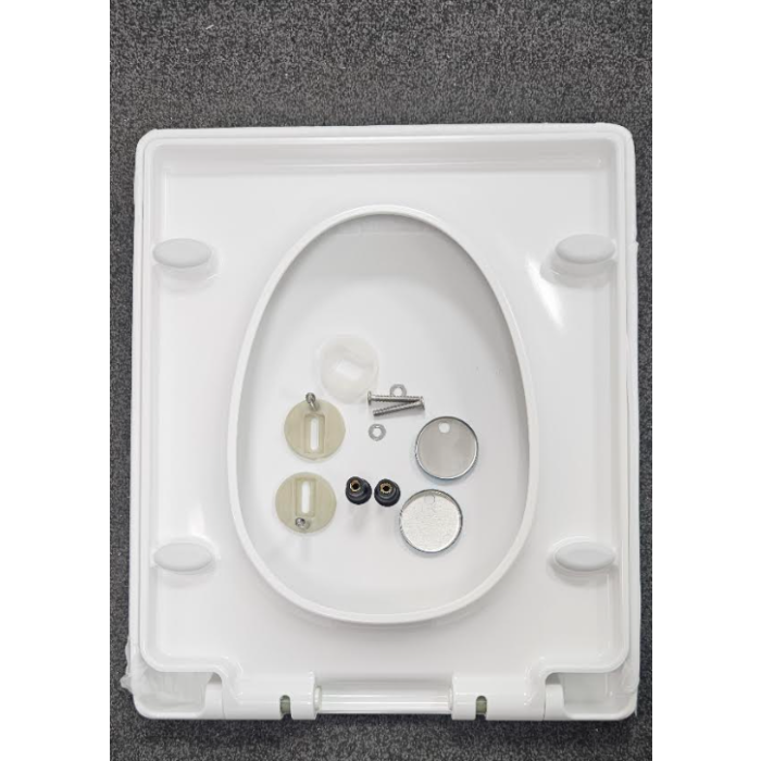 BATHSTORE WATERMARK SOFT CLOSE TOILET SEAT AND COVER WITH FITTINGS 536969 ORIGINAL SEAT