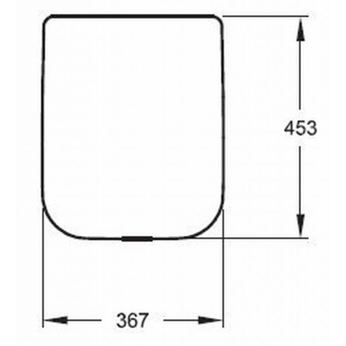 Sphinx 345 toilet seat S8H51205000 Standard Close
