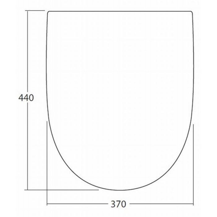 Sphinx 345 toilet seat with soft closure/Soft Close S8H509SC000