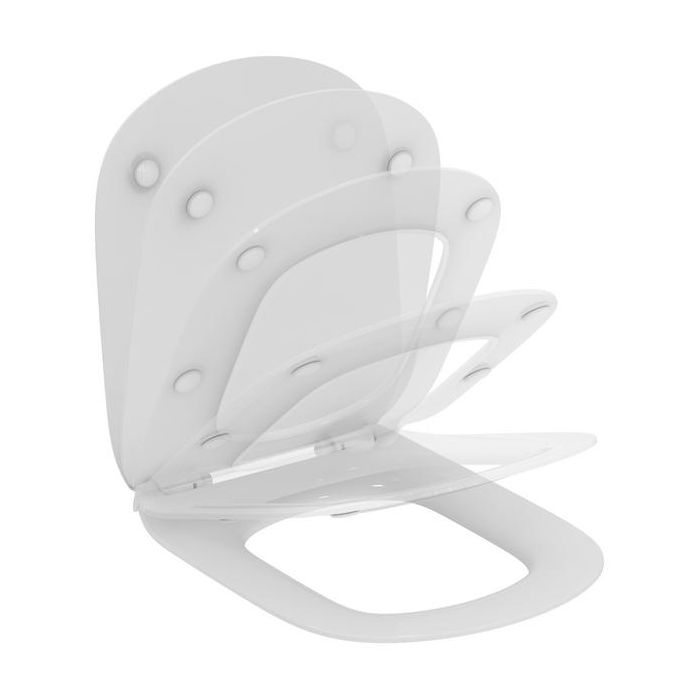 Ideal Standard Tesi New Thin Toilet Seat & Cover Soft-Close T352701 / 8014140430315