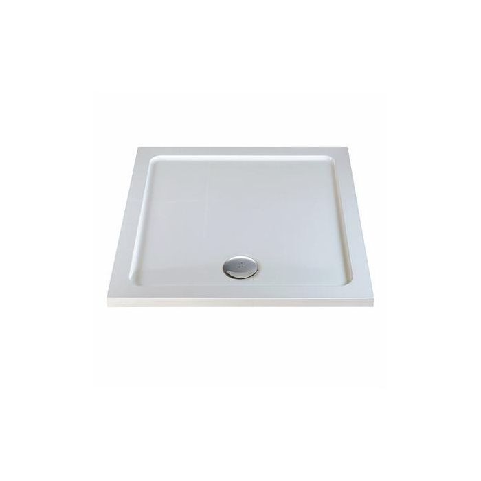 Twyford TR6131WH 900 x 900 Square Flat Top Tray